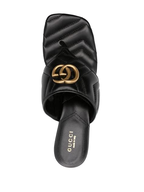 gucci double g mules|Gucci 60mm Double G Leather Mules .